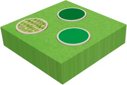 Vierkant podium met haptische elementen - Afbeelding 2