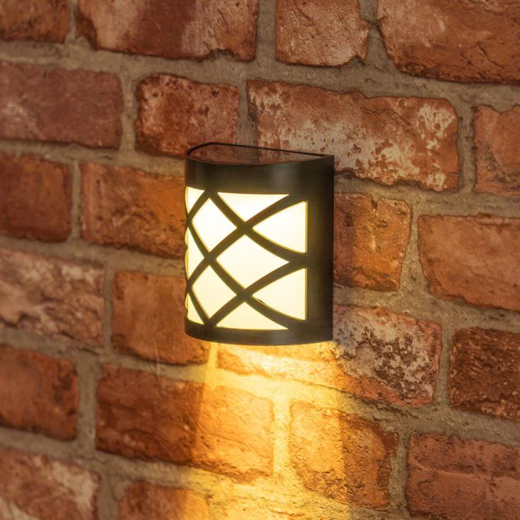Noctura - Zonne-Muur- en Hekwerklampen (4 stuks) - Afbeelding 3