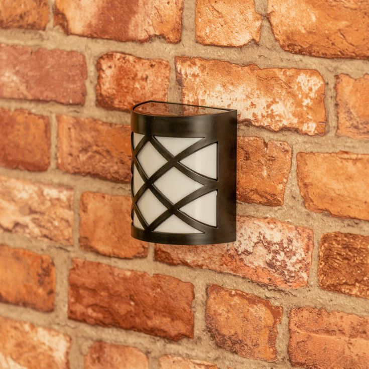 Noctura - Zonne-Muur- en Hekwerklampen (4 stuks) - Afbeelding 4
