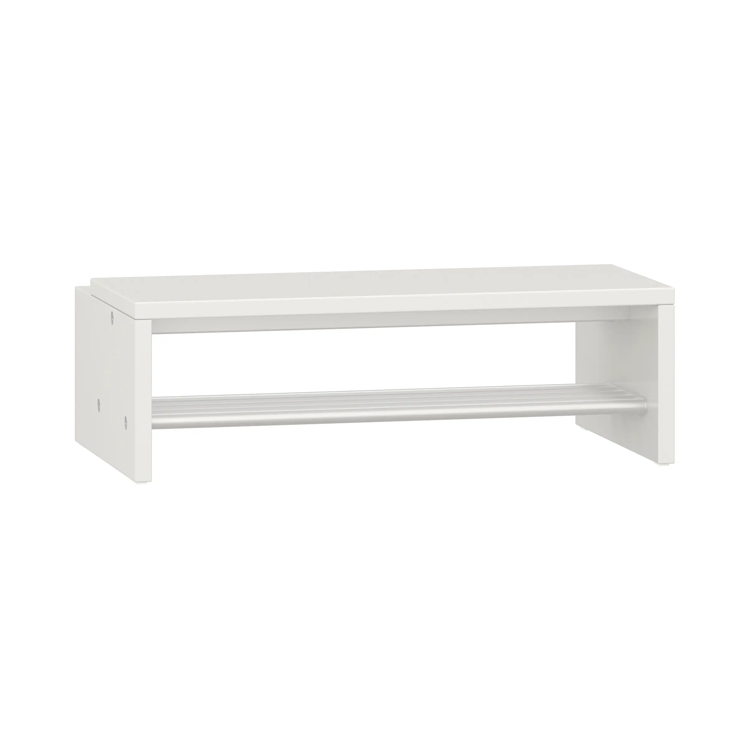 Lyra Garderobebank met schoenenrek en wandafstand, B 80 x D 33 cm - Afbeelding 3