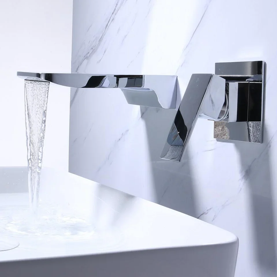 Kai - Moderne Muurbevestigde Waterval Kraan - Afbeelding 6