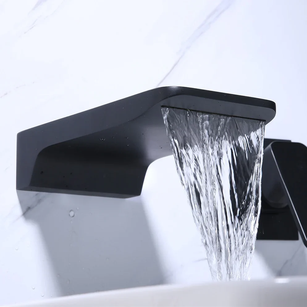 Kai - Moderne Muurbevestigde Waterval Kraan - Afbeelding 2